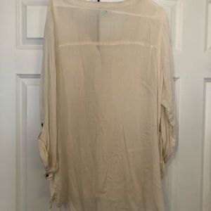 Cream colored blouse